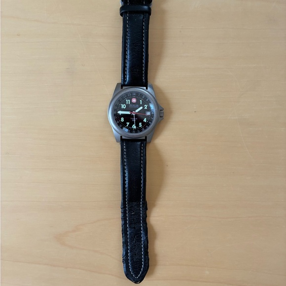 Wenger Black and Silver Men's Watch - Picture 1 of 8